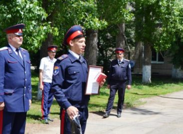 Почетным знаком «За отличие» наградили двух сальских кадетов