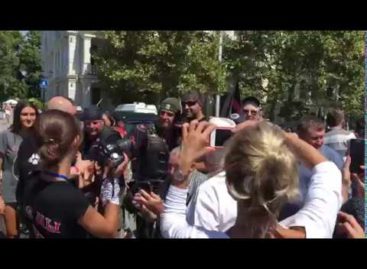 «Ночные волки» передали привет сальчанам в видеообращении из Севастополя