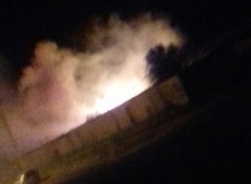 В Сальском районе снова тушили пожар