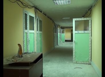 Завершается ремонт нового здания детской поликлиники