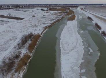 Зиму в Ивановке сняли с высоты птичьего полета