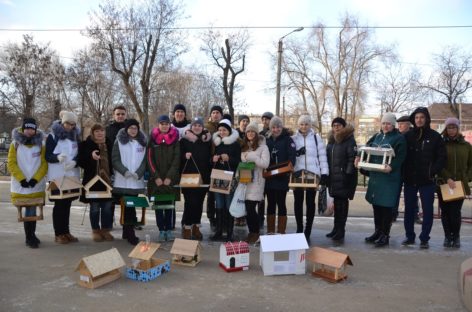 Сальские школьники в рамках ежегодной акции смастерили 66 кормушек