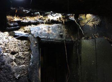 На улице Гоголя в Сальске загорелся дом, в котором никто не жил