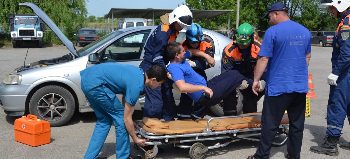 В Сальске прошли учения по ликвидации последствий ДТП