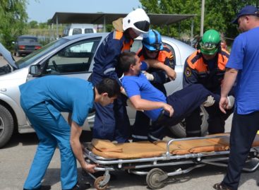 В Сальске прошли учения по ликвидации последствий ДТП