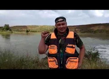 В пятнадцатидневный сплав по реке Егорлык отправился сварщик из Белозёрного