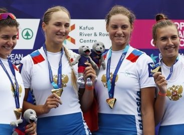 Сальчанка Елена Орябинская победила на чемпионате Европы по академической гребле