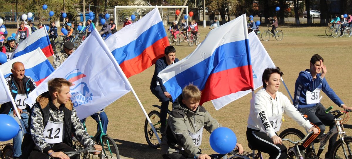 В Новом Егорлыке провели велопробег