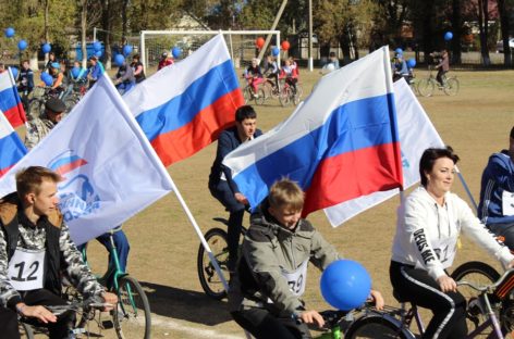 В Новом Егорлыке провели велопробег