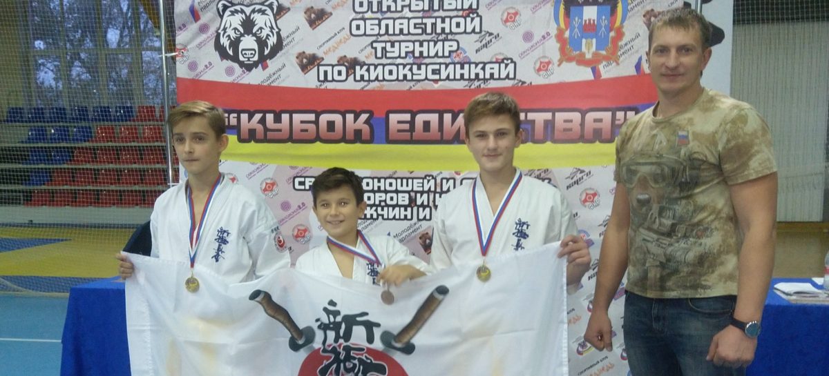 Сальские каратисты завоевали три медали на «Кубке единства» в Ростове