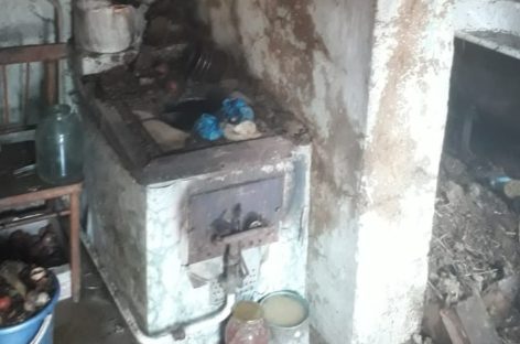 В Екатериновке горела зимняя кухня