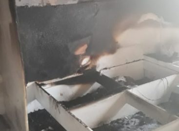 В праздник Рождества загорелся дом на улице Павлова