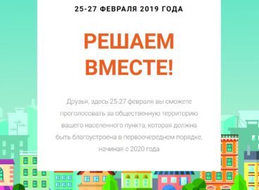 Сальчане, выберем вместе зоны благоустройства на 2020 год!
