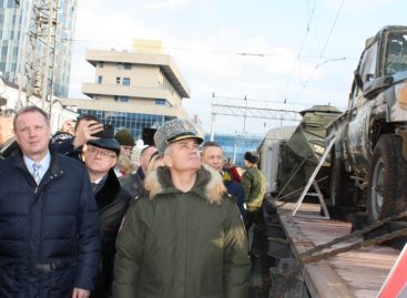 Поезд-выставка военных трофеев из Сирии побывал в Ростовской области
