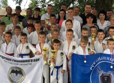 Сальские рукопашники стали лучшими на турнире в поселке Орловском