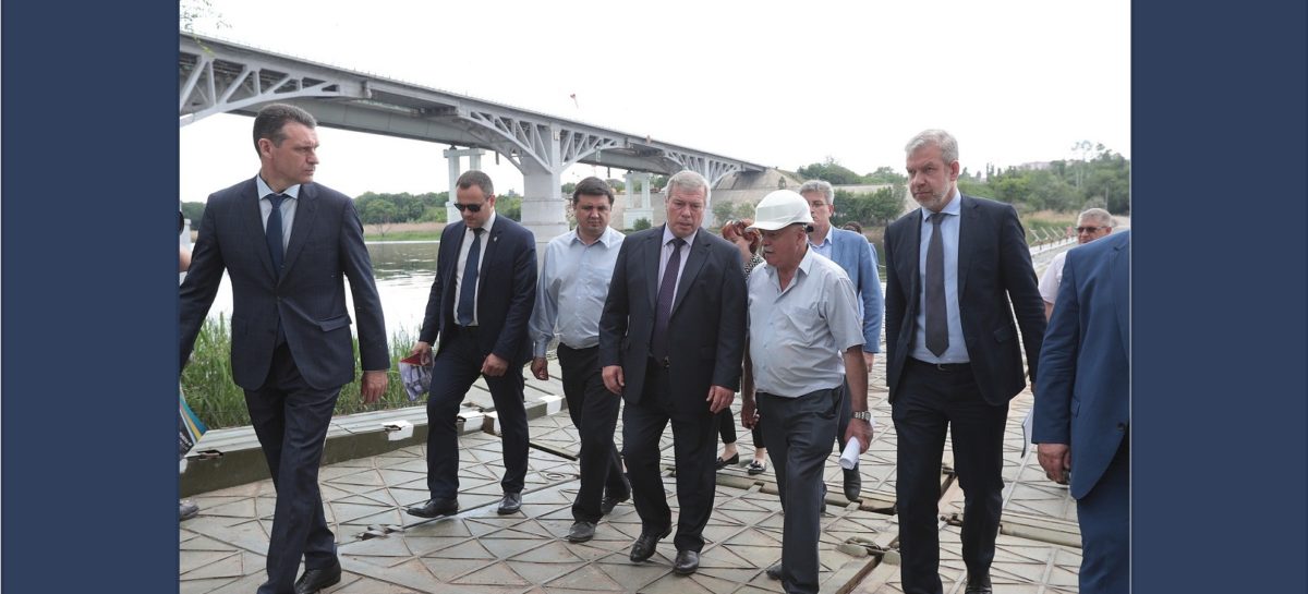 Временный мост через Северский Донец в Каменском районе заработает в августе