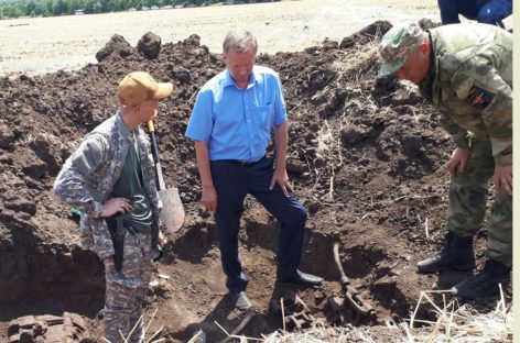 На Дону обнаружены останки воинов Великой Отечественной