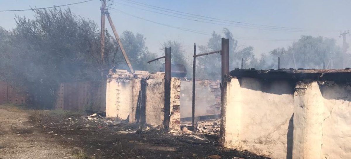 Пожар в Романовке тушили всем селом