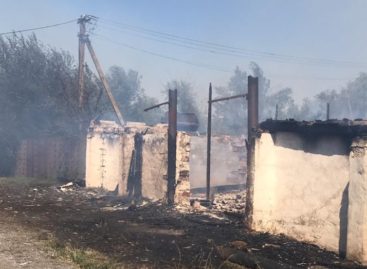 Пожар в Романовке тушили всем селом