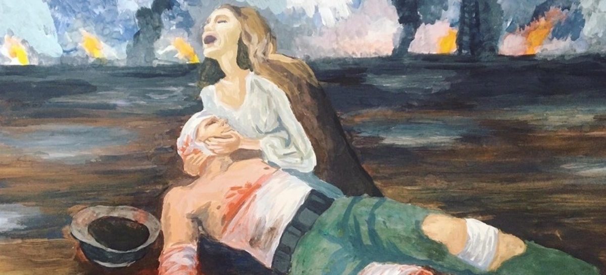 Рисунки о серьезном: сальские студенты поучаствовали в конкурсе «Мы против терроризма»