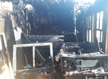 Пожар в полуночной темноте заметили молодые люди и разбудили хозяев