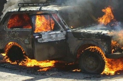 Угонщика «Нивы», который поджёг чужой автомобиль, поместили под стражу