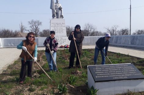 Жители Сандаты приняли участие в акции к юбилею Великой Победы