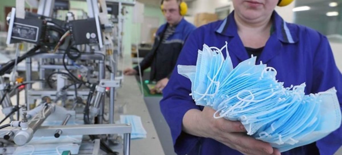 На Дону увеличен объем производства медицинских масок