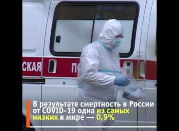 В России смертность от COVID-19 одна из самых низких в мире — 0,9%
