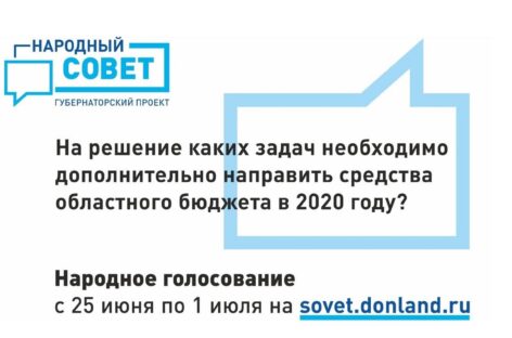 Сегодня в нашем регионе началось голосование за приоритетные направления финансирования