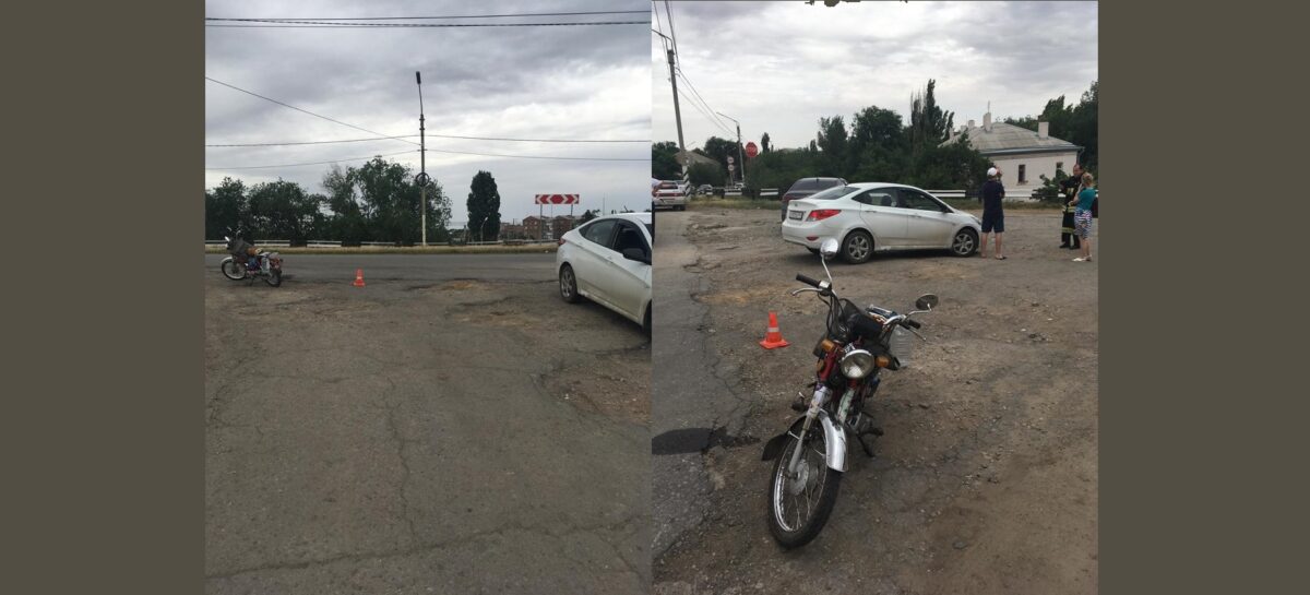 В Сальске в ДТП пострадал водитель скутера