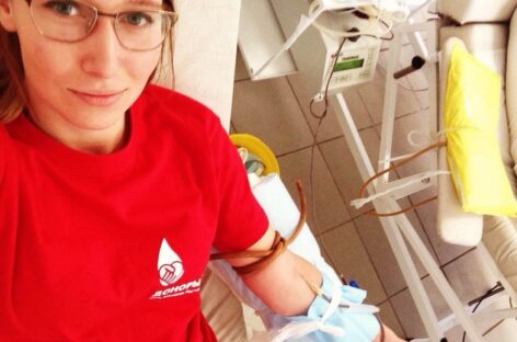 В последний месяц весны областную станцию переливания крови посетили порядка 2500 доноров