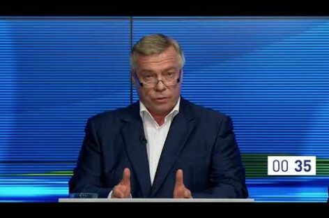 Василий Голубев: «Я обязан быть рядом с людьми». Губернатор покинул теледебаты и уехал в Тарасовский район на пожар (видео)
