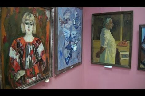 Кавказские пейзажи, Маша в красном сарафане: коллекция музея пополнилась новыми работами ростовских и сальских художников