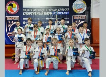 Сальские каратисты успешно выступили на турнире «Звезды «Пересвета» в Аксае