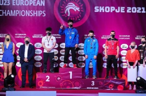 Сальский борец взял «бронзу» на первенстве Европы