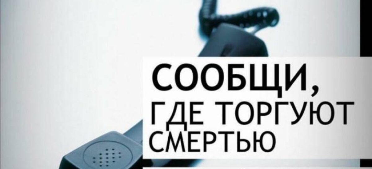 Сальчан призывают сообщать, где торгуют наркотиками