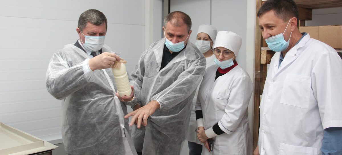 Сальский район с рабочим визитом посетил глава Минсельхозпрода Дона Константин Рачаловский