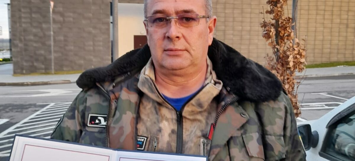 Руководитель поискового отряда «Русич» Сергей Киршенко награждён Благодарственным письмом президента России