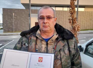 Руководитель поискового отряда «Русич» Сергей Киршенко награждён Благодарственным письмом президента России