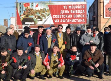 Сальчане-ветераны боевых действий и современных локальных войн почтили память друзей, погибших в «горячих точках»