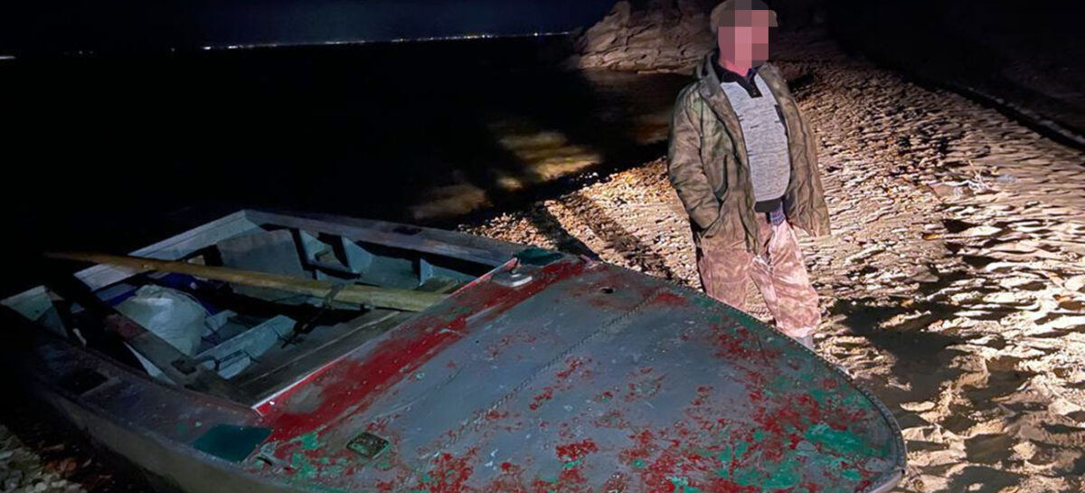 В акватории Цимлянского водохранилища полицейскими пресечен незаконный вылов рыбы