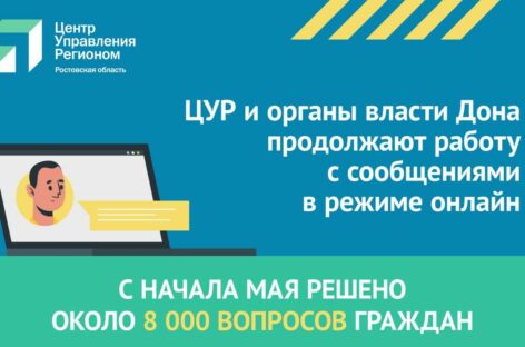 Около восьми тысяч вопросов дончан было решено с помощью центра управления регионом