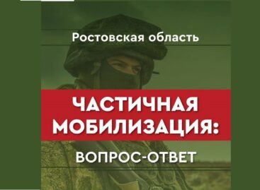 Чат-бот о деталях частичной мобилизации запущен в Ростовской области