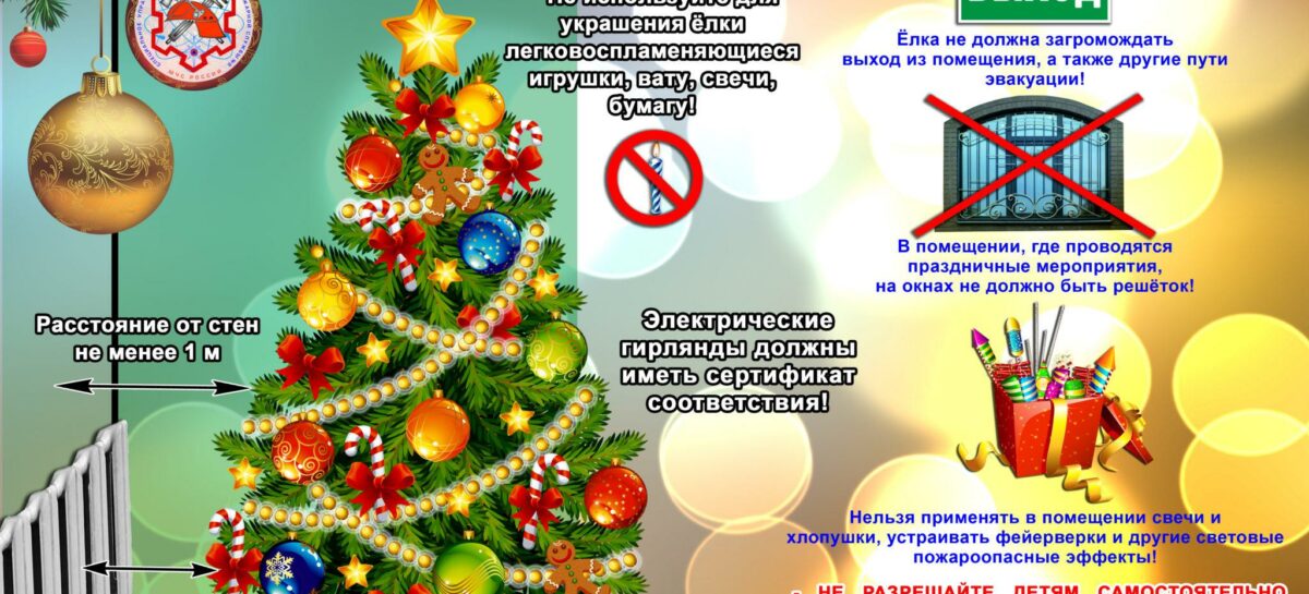 Жителям Сальского района напомнили о правилах пожарной безопасности в новогодние праздники