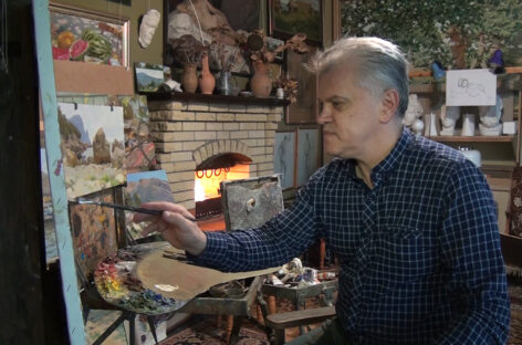 В мастерской художника: Сергей Мацкиев готовится  к персональной выставке