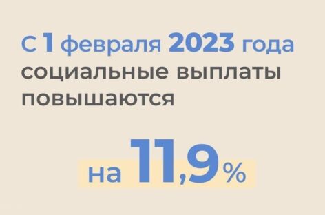 С 1 февраля целый ряд выплат и пособий, в том числе детских, будет проиндексирован на 11,9%.