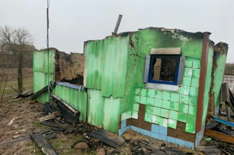 В Сальском районе горела кухня