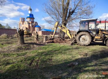 В центре пос. Гигант Сальского района создаётся рекреационное пространство для детей