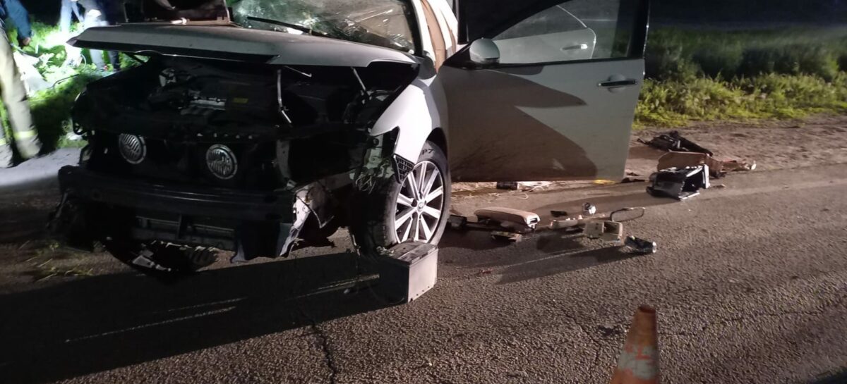 В Сальском районе «Toyota Camry» врезалась в дерево